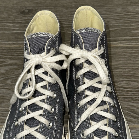 🛑SOLD - Converse X CDG Comme Des Garcons Play Chuck Taylor 70 Hi Steel Gray Men - Picture 10 of 16